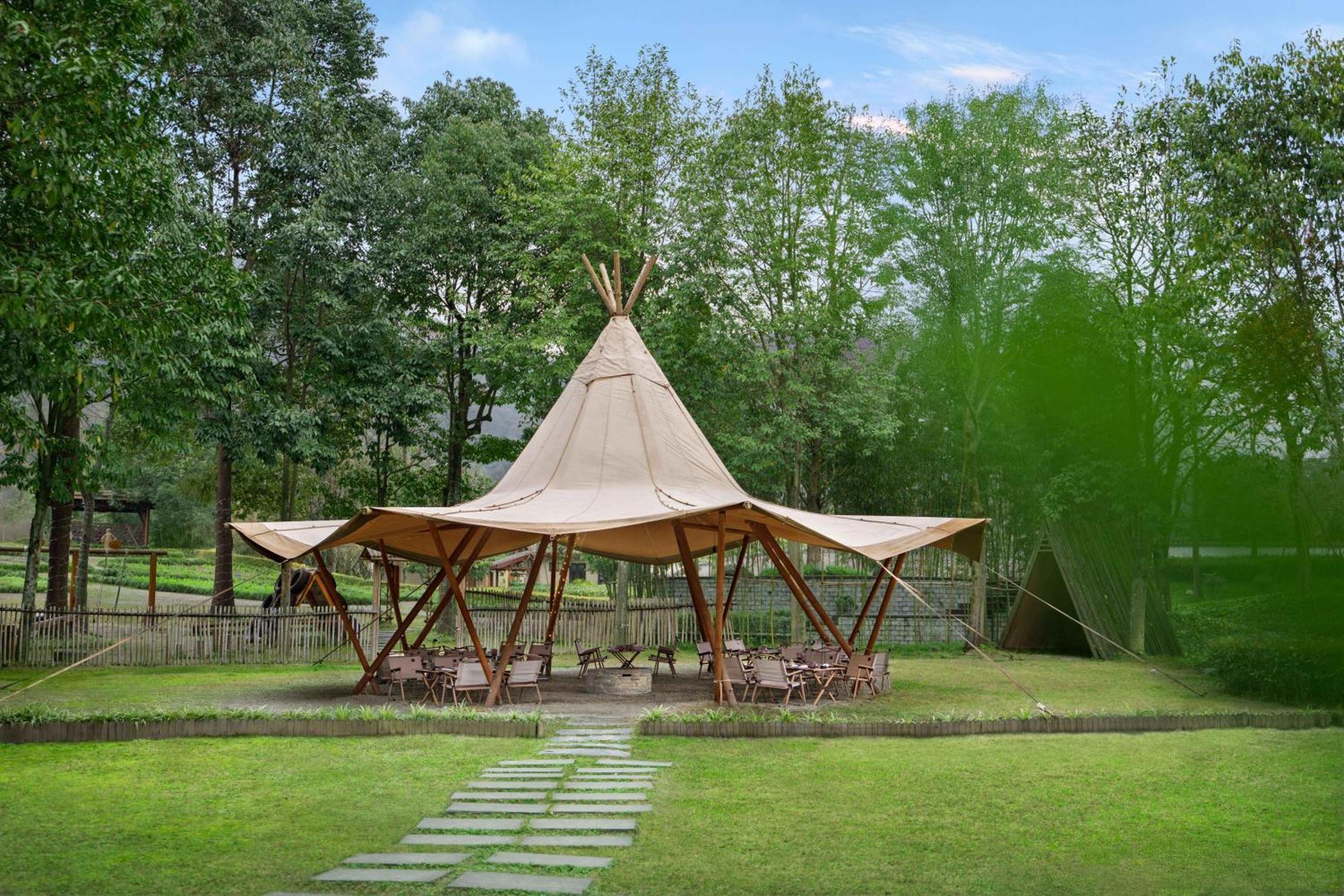 Hotel Six Senses Qing Cheng Mountain à Chengdu Extérieur photo